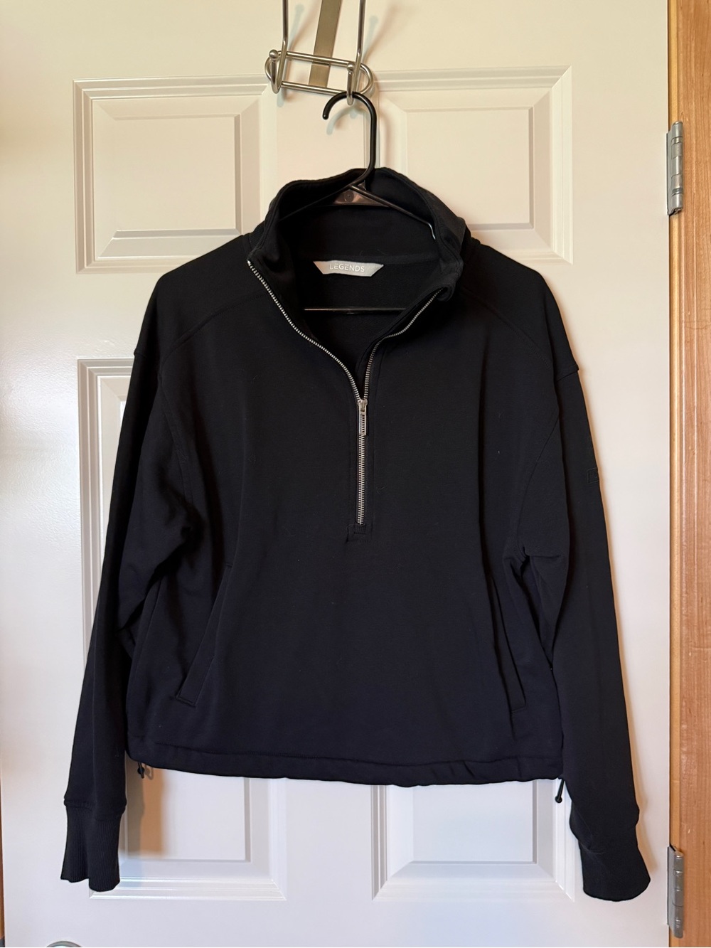 Legends Black Quarter Zip Sweatshirt